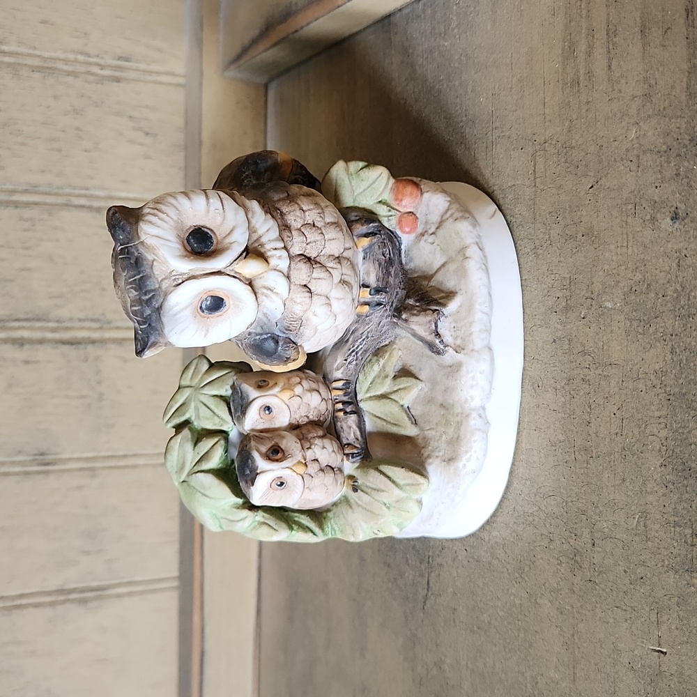 Vintage Home Interiors Owl Figurine